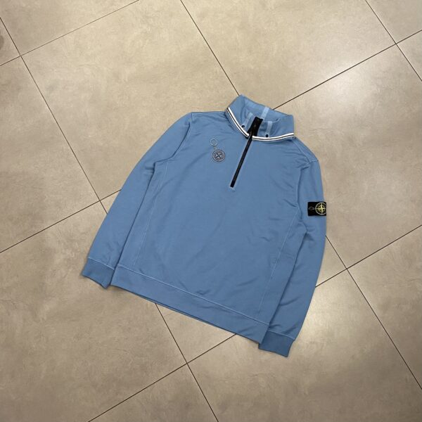 HALFZIP STONE BLUE