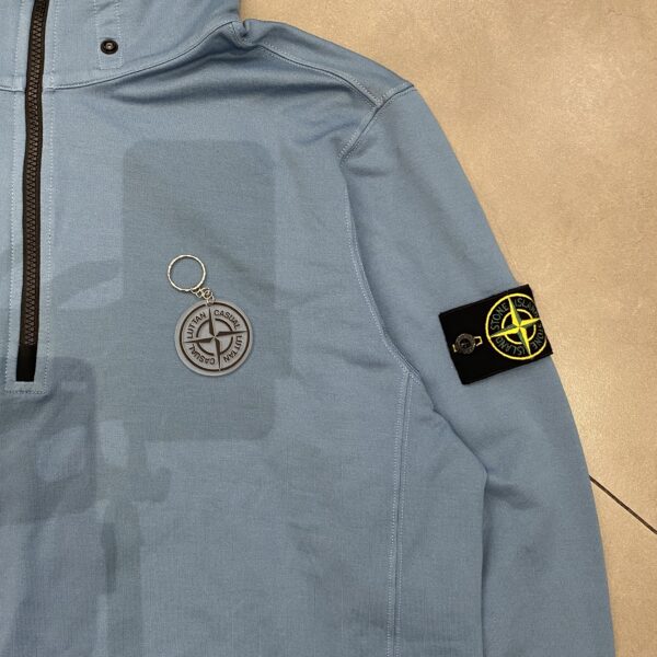 HALFZIP STONE BLUE