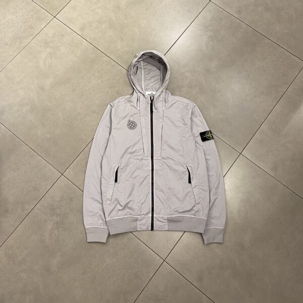 NYLON TWILL JACKET GREY