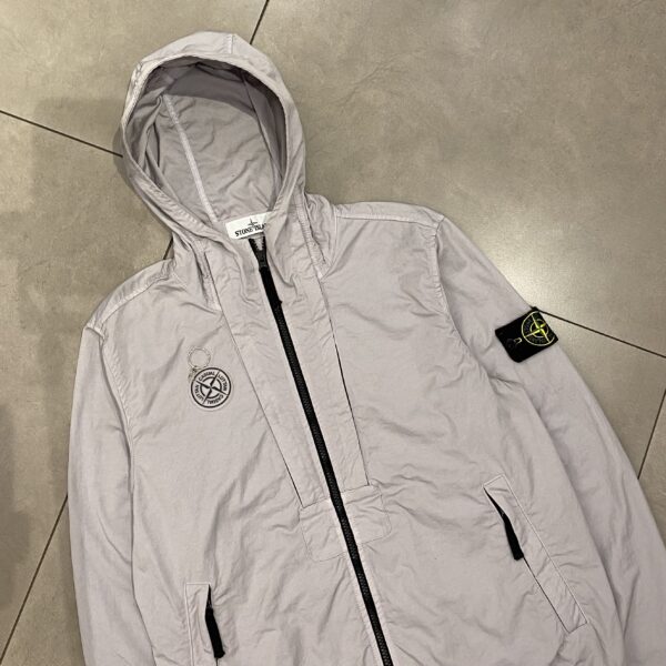 NYLON TWILL JACKET GREY