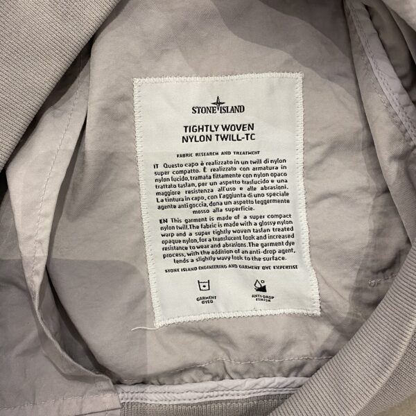 NYLON TWILL JACKET GREY