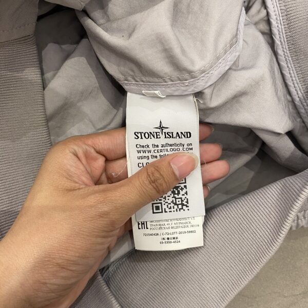 NYLON TWILL JACKET GREY