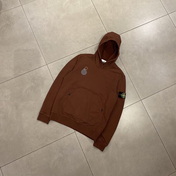 HOODIE STONE BASIC BROWN