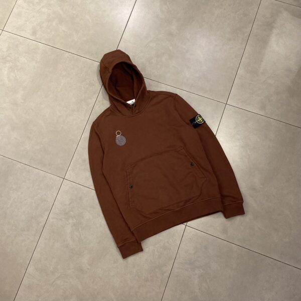 HOODIE STONE BASIC BROWN
