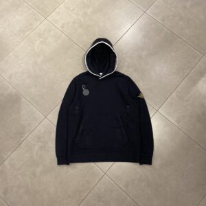HOODIE STONE BASIC BLACK