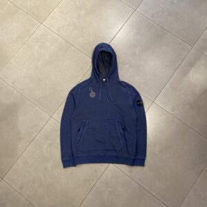 DUST COLOUR HOODIE BLUE