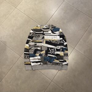 CREWNECK PRINT STONE ISLAND