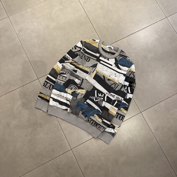 CREWNECK PRINT STONE ISLAND