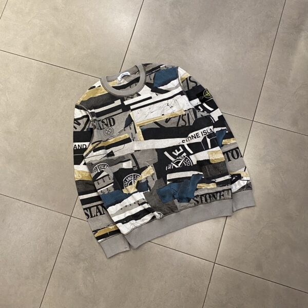 CREWNECK PRINT STONE ISLAND