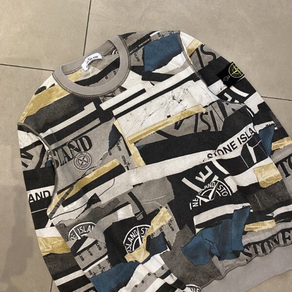 CREWNECK PRINT STONE ISLAND