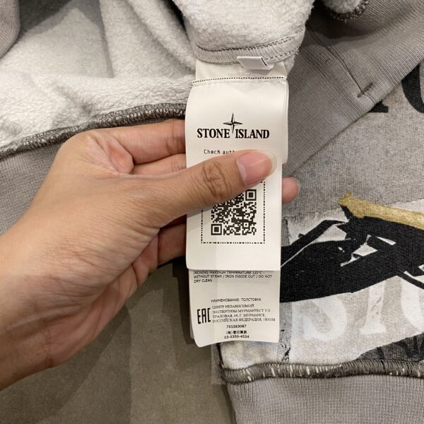 CREWNECK PRINT STONE ISLAND