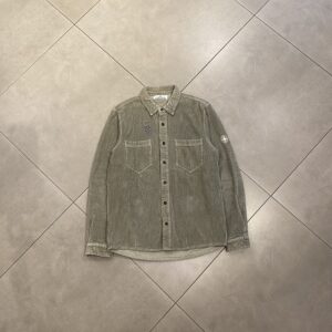 OVERSHIRT CORDU LIGHT GREY