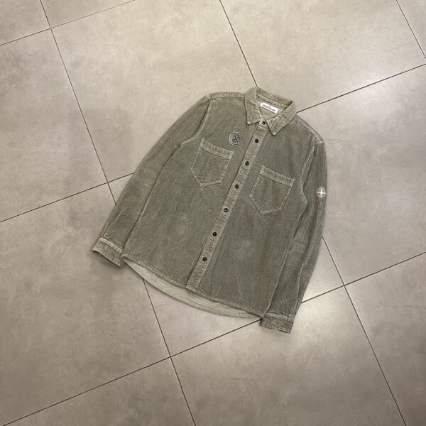 OVERSHIRT CORDU LIGHT GREY