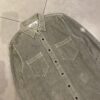 OVERSHIRT CORDU LIGHT GREY