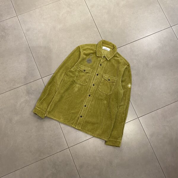 OVERSHIRT CORDU LIME