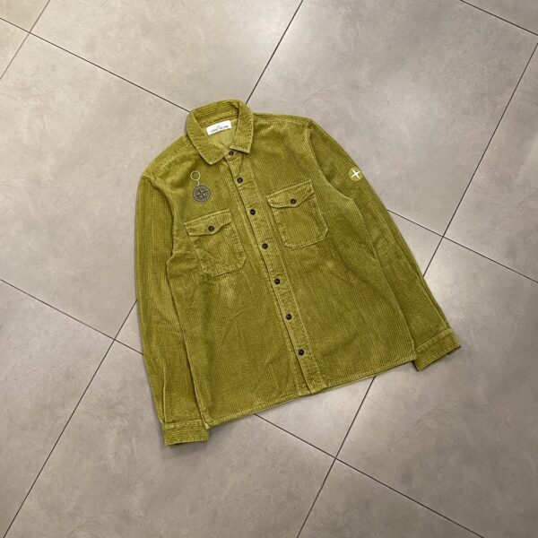 OVERSHIRT CORDU LIME