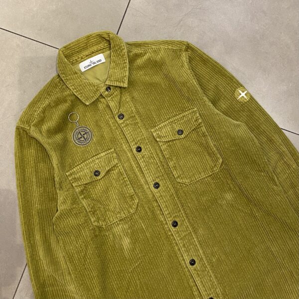 OVERSHIRT CORDU LIME