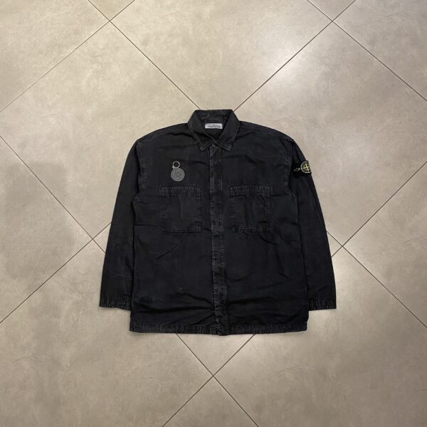 OVERSHIRT BUTTON BLACK