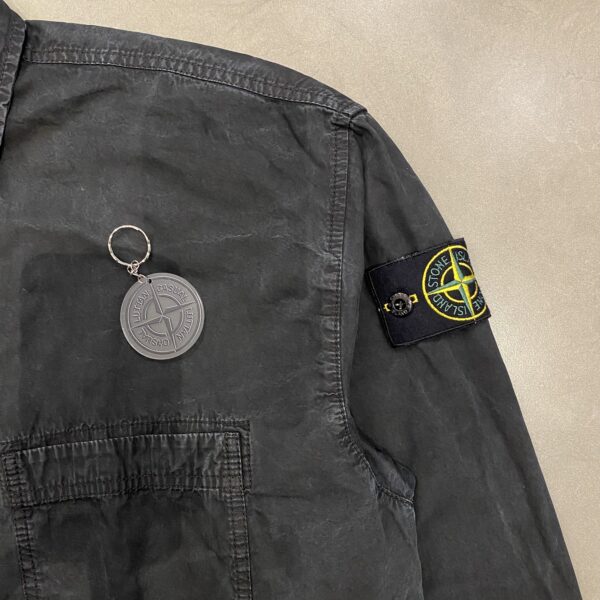 OVERSHIRT BUTTON BLACK
