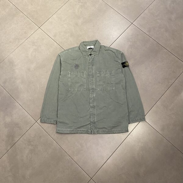 OVERSHIRT BUTTON GREEN MINT