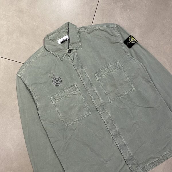 OVERSHIRT BUTTON GREEN MINT