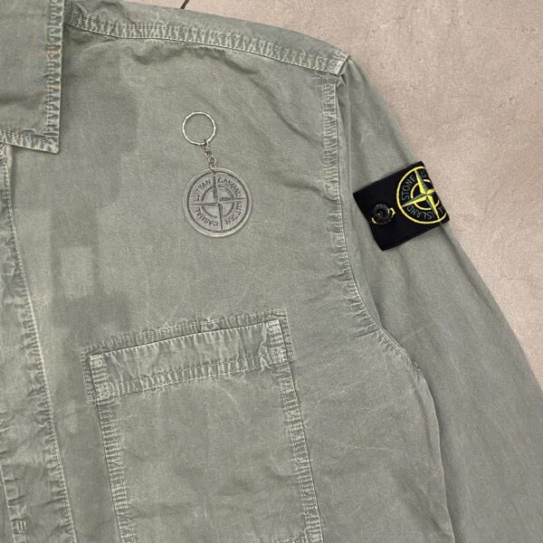 OVERSHIRT BUTTON GREEN MINT