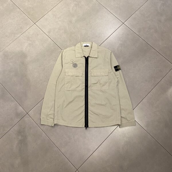 OVERSHIRT STONE BEIGE