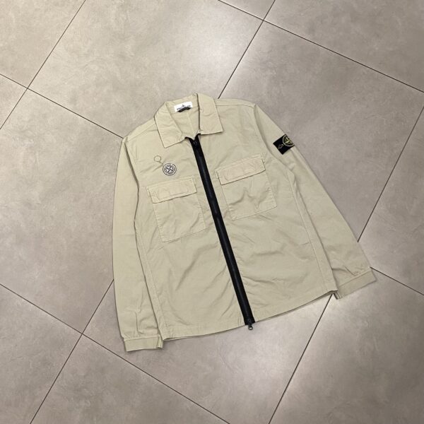 OVERSHIRT STONE BEIGE