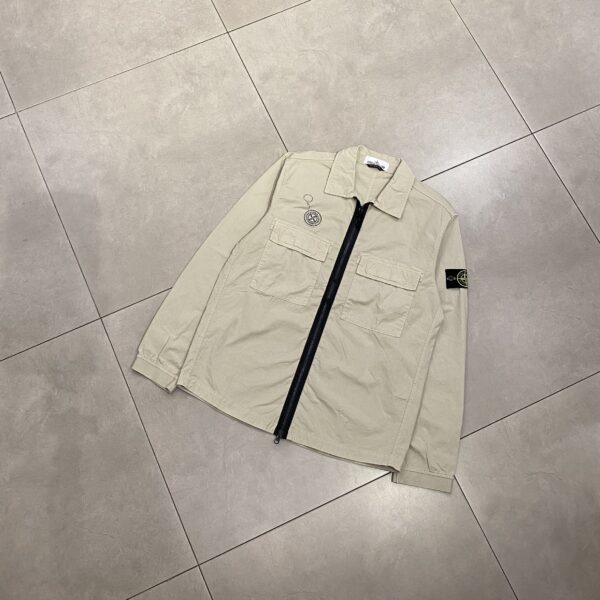 OVERSHIRT STONE BEIGE