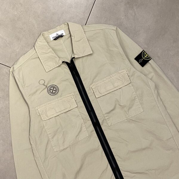OVERSHIRT STONE BEIGE
