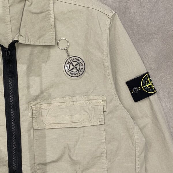 OVERSHIRT STONE BEIGE