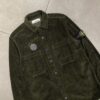 OVERSHIRT BUTTON CORDU OLIVE