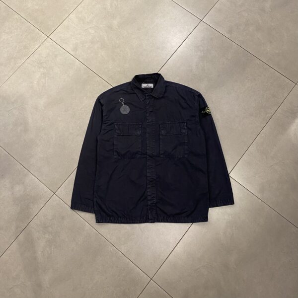 OVERSHIRT BUTTON BLACK