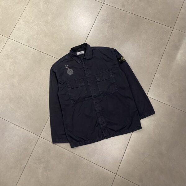 OVERSHIRT BUTTON BLACK
