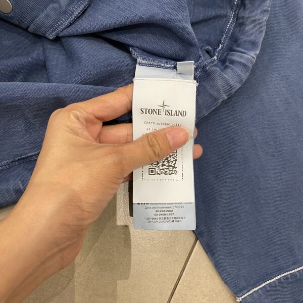HOODIE STONE MARINA BLUE