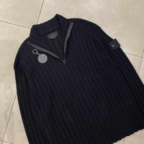 STONE KNIT GHOST BLACK