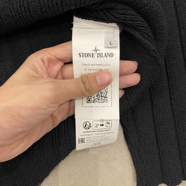 STONE KNIT GHOST BLACK
