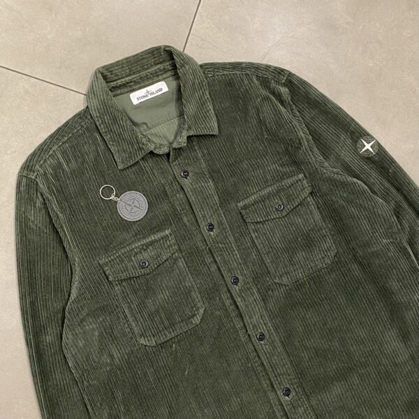 OVERSHIRT CORDU OLIVE