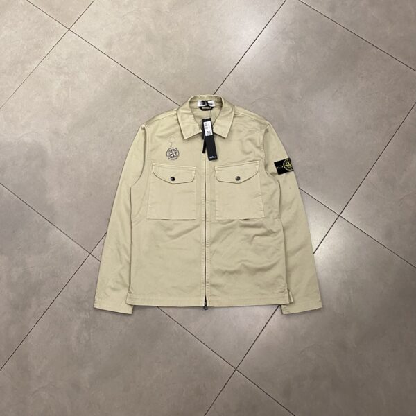 OVERSHIRT STONE BEIGE