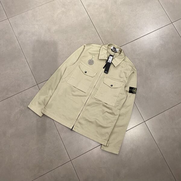 OVERSHIRT STONE BEIGE
