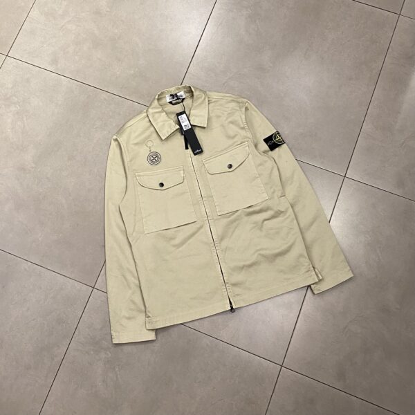 OVERSHIRT STONE BEIGE