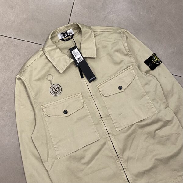 OVERSHIRT STONE BEIGE