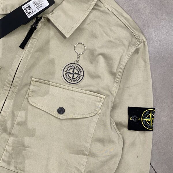 OVERSHIRT STONE BEIGE