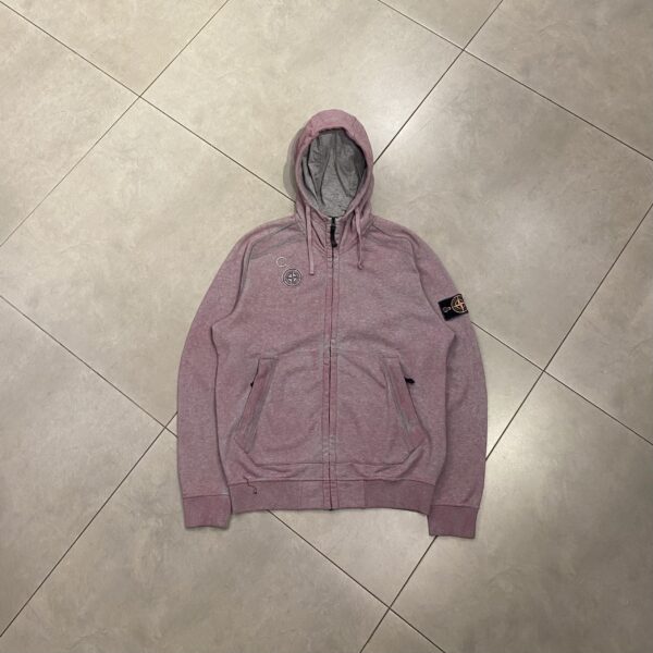 ZIP HOODIE DUST COLOUR