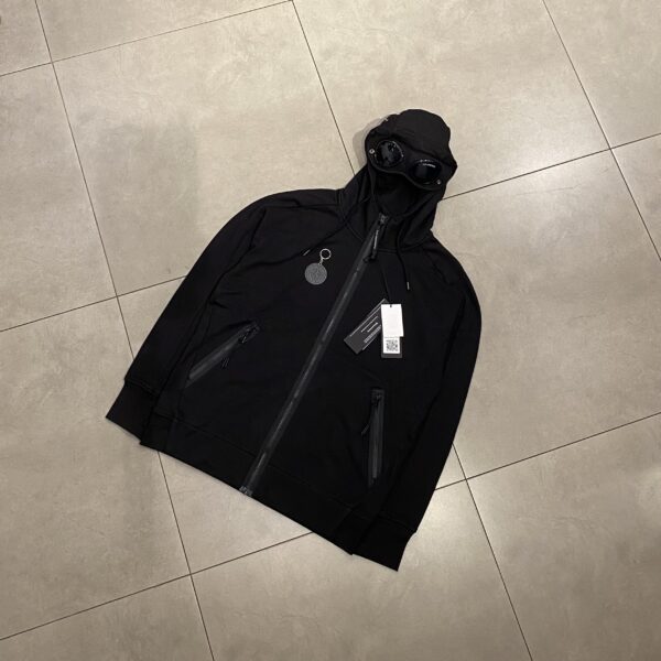CP ZIP HOODIE BLACK