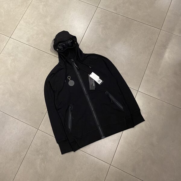 CP ZIP HOODIE BLACK