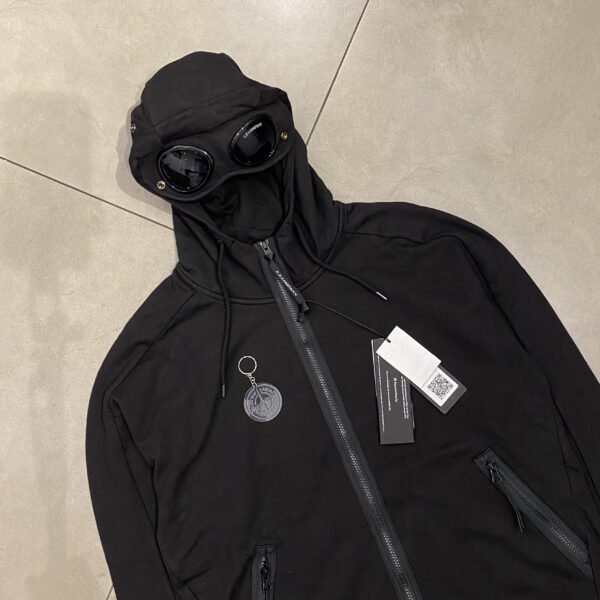CP ZIP HOODIE BLACK