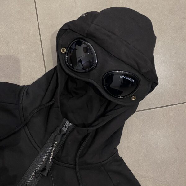 CP ZIP HOODIE BLACK