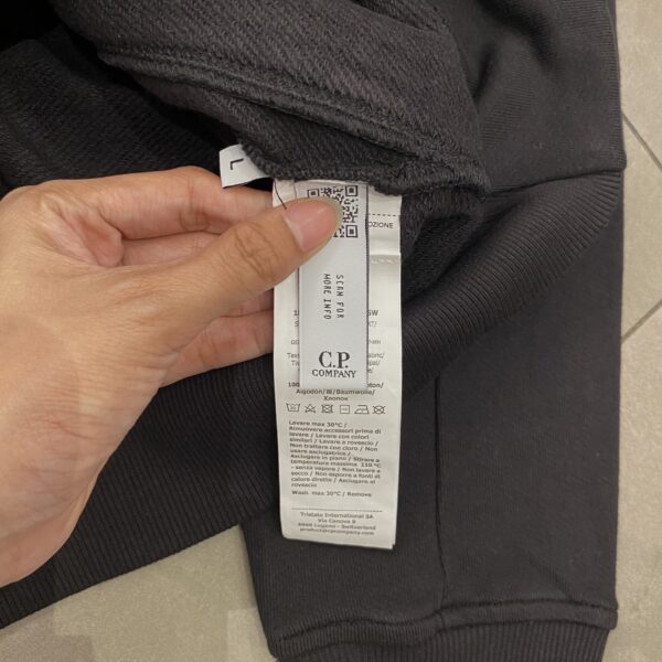 CP ZIP HOODIE BLACK