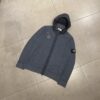 HOODIE KNIT STONE GREY